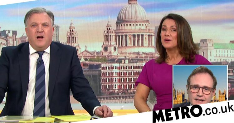 Susanna Reid and Ed Balls applauded for ‘skewering’ security minister