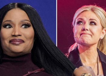 Nicki Minaj makes ‘assassin’ gaffe in front of Charlie Kirk’s wife Erika