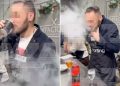 Man rushed into surgery after drinking liquid nitrogen during celebrity chef party