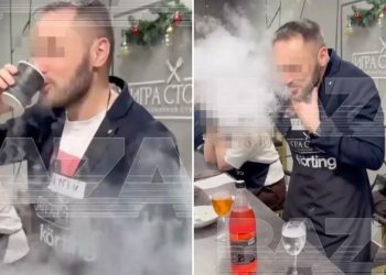 Man rushed into surgery after drinking liquid nitrogen during celebrity chef party