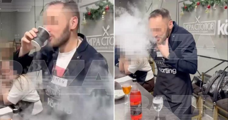 Man rushed into surgery after drinking liquid nitrogen during celebrity chef party
