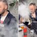 Man rushed into surgery after drinking liquid nitrogen during celebrity chef party