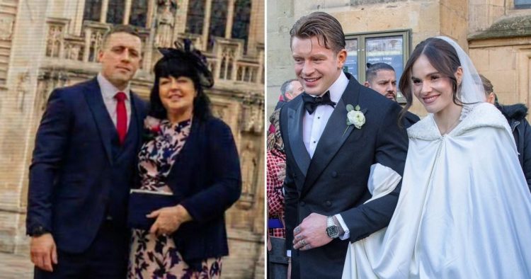 Adam Peaty’s brother shares bizarre photo outside Holly Ramsay’s wedding venue after ‘ban’