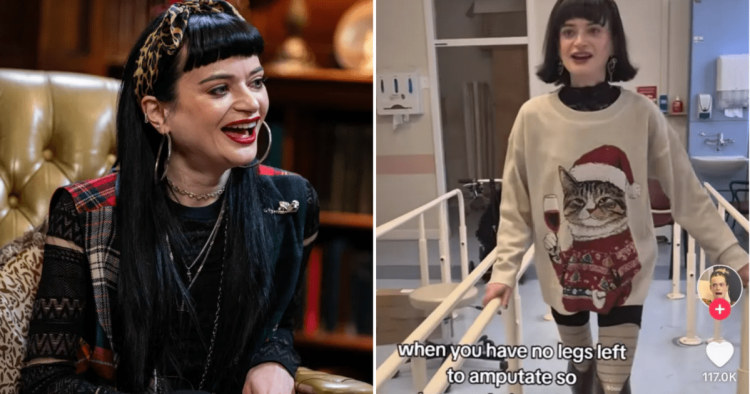 Celebrity Traitors star, 29, walks again after undergoing second leg amputation