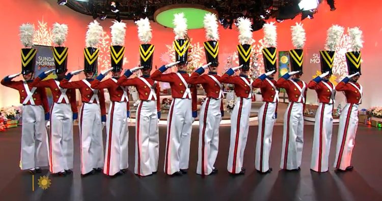 The Rockettes perform "Parade of the Wooden Soldiers"