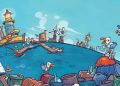 Flotsam review – Waterworld becomes a cosy post-apocalyptic city builder