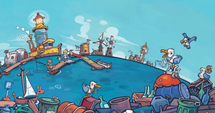 Flotsam review – Waterworld becomes a cosy post-apocalyptic city builder