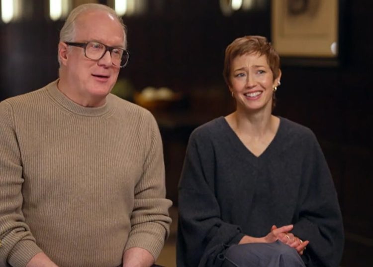 Carrie Coon and Tracy Letts: Theater love